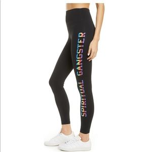 RAINBOW ESSENTIAL HIGH WAIST LEGGINGS IN BLACK